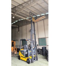 Xe nâng điện 1.5 tấn Komatsu FB15-12, chiều cao nâng 3m7 chui công, bình ắc quy Hitachi Lifttop VSFL402 2021